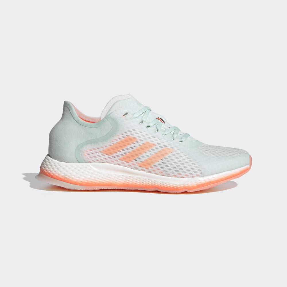 Adidasi Alergare Adidas FOCUSBREATHEIN Dama Romania - Gri Verzi/Corai/Albi EE7721